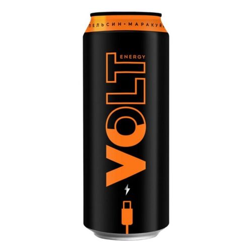 Энергетический напиток Volt Energy со вкусом апельсина и маракуйи газированный 450 мл