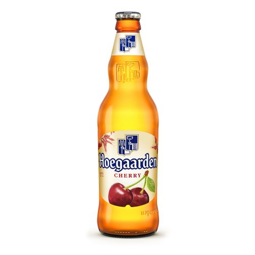 Пивной напиток Hoegaarden вишня светлый нефильтрованный пастеризованный 440 мл