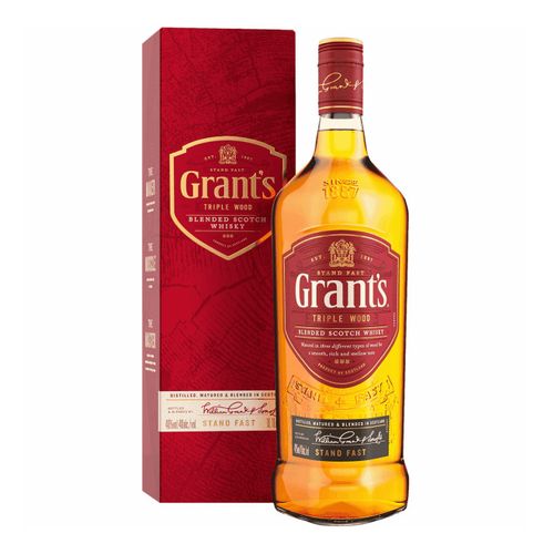 Виски Grant's Triple Wood купажированный 1 л Великобритания