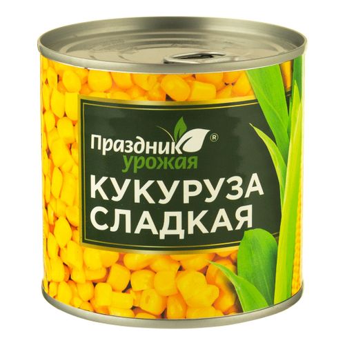 Кукуруза Праздник урожая сладкая консервированная 425 г - купить с ...