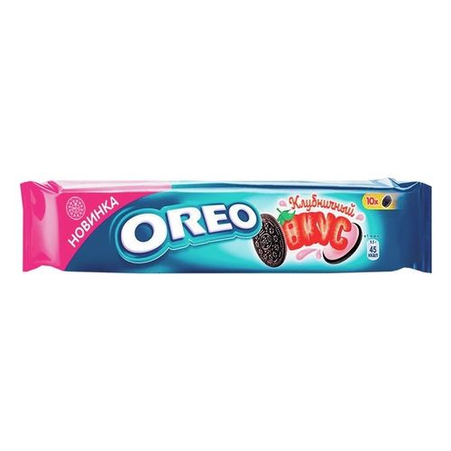 Печенье OREO с какао и начинкой со вкусом клубники 95 г
