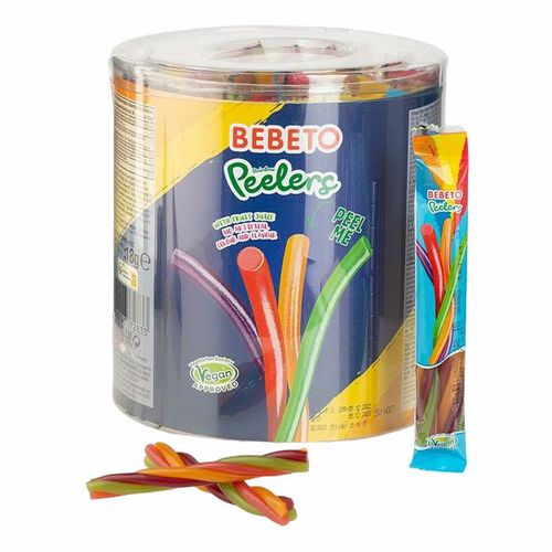 Мармелад Bebeto Peelers клубника-яблоко-черная смородина-апельсин 18 г