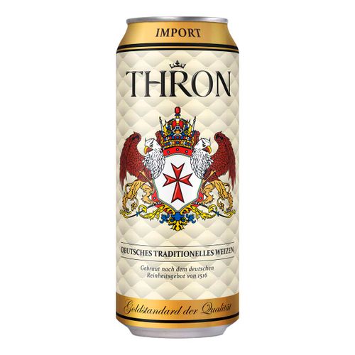 Пиво Thron Weizen светлое нефильтрованное пастеризованное 500 мл