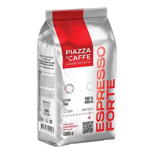 Кофе Piazza del Caffe Espresso Forte робуста в зернах 1 кг - купить с ...