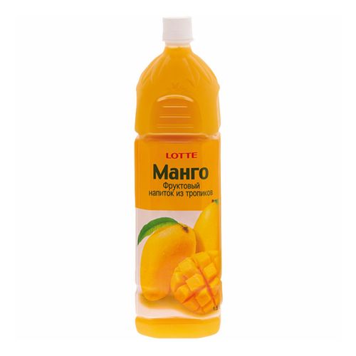 Напиток сокосодержащий Lotte манго 1,5 л