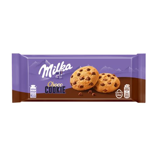 Печенье Milka песочное с кусочками молочного шоколада 126 г