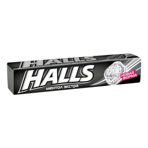 Конфеты леденцовые Halls ментол экстра и эвкалипт 25 г