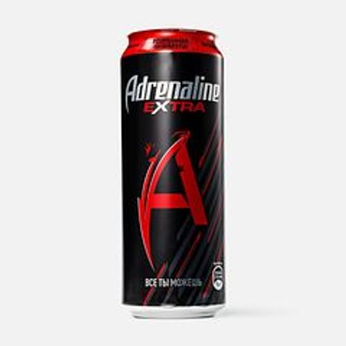 Энергетический напиток Adrenaline Rush Extra классический газированный 449 мл