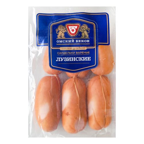 Сардельки Омский Бекон Лузинские 600 г - купить с доставкой на дом в Купер