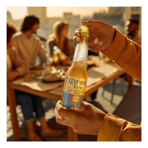 Пивной напиток безалкогольный Corona Cero светлый фильтрованный пастеризованный 330 мл