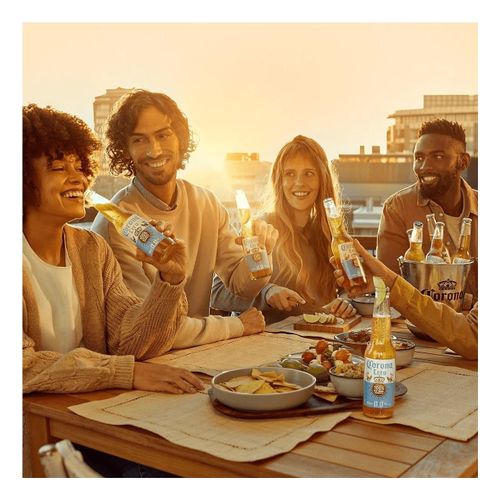 Пивной напиток безалкогольный Corona Cero светлый фильтрованный пастеризованный 330 мл