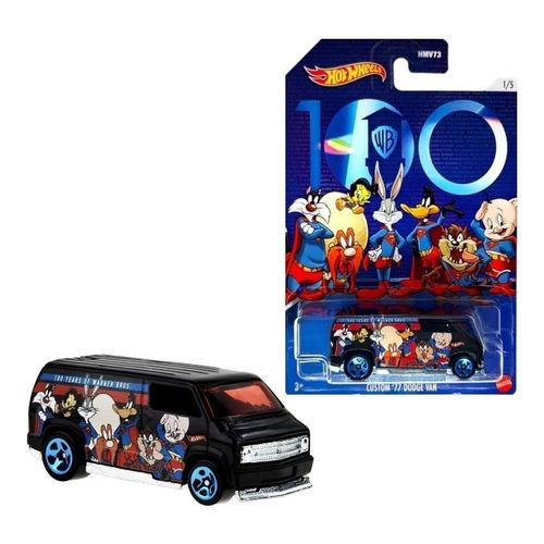 Машинка Hot Wheels Warner Bros 100th Custom 77 Dodge Van купить