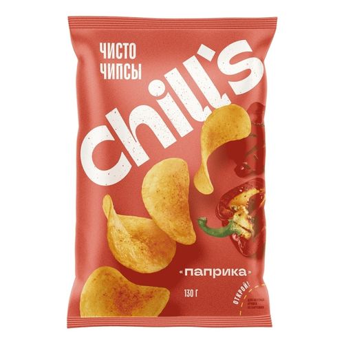 Чипсы картофельные Chill’s Паприка 130 г