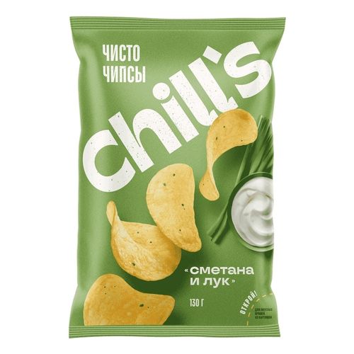 Чипсы картофельные Chill’s Сметана и лук 130 г