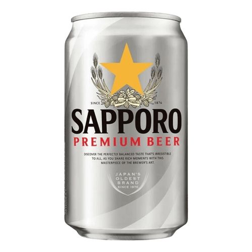 Безалкогольное пиво Sapporo Premium светлое фильтрованное пастеризованное 350 мл