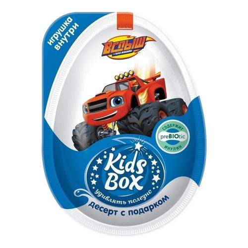 Шоколадное яйцо Kids Box Вспыш с подарком 20 г
