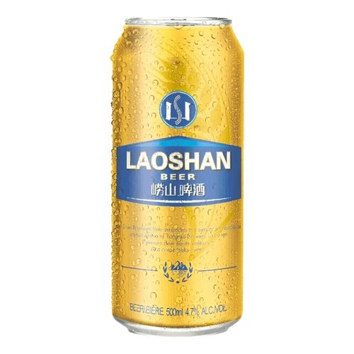 Пиво Tsingtao Laoshan светлое фильтрованное пастеризованное 500 мл