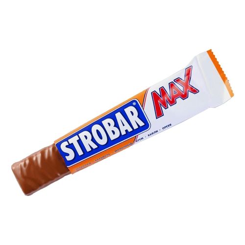 Батончик Strobar Max шоколадный с орехами 60 г