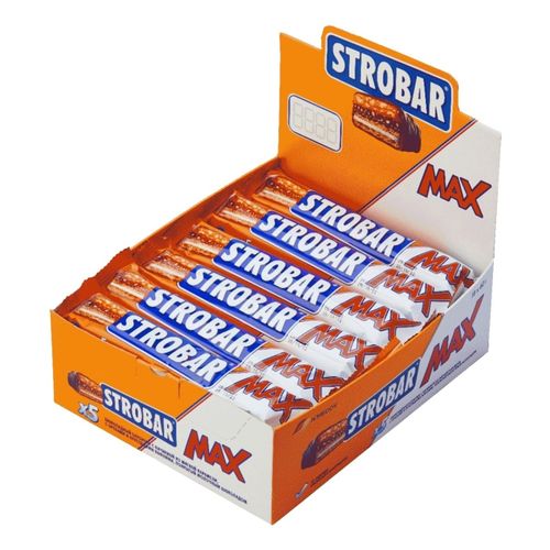 Батончик Strobar Max шоколадный с орехами 60 г