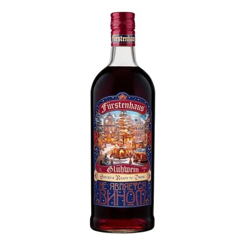 Виноградосодержащий напиток Олимп Глинтвейн Фюрштенхаус из виноградного сырья сладкий 1 л Россия