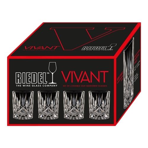 Бокалы для виски Riedel Vivant Double Old Fashioned прозрачные 295 мл 4 шт