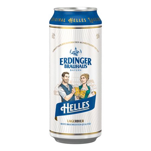 Пиво Erdinger Helles светлое фильтрованное непастеризованное 500 мл