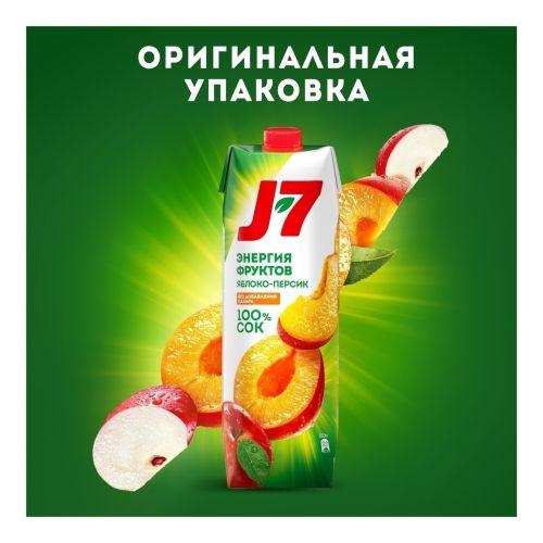 Сок J7 яблоко-персик 970 мл