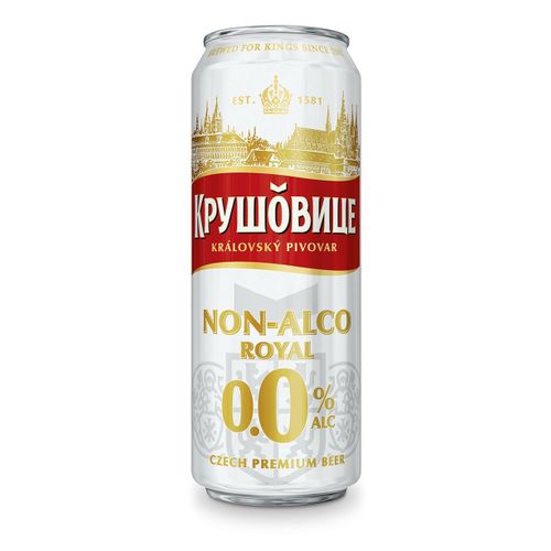 Пивной напиток безалкогольный Krusovice Нон-алко светлый нефильтрованный пастеризованный 430 мл