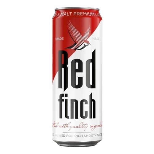 Пиво Red Finch светлое фильтрованное пастеризованное 450 мл