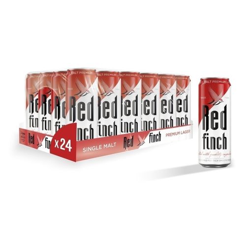 Пиво Red Finch светлое фильтрованное пастеризованное 450 мл