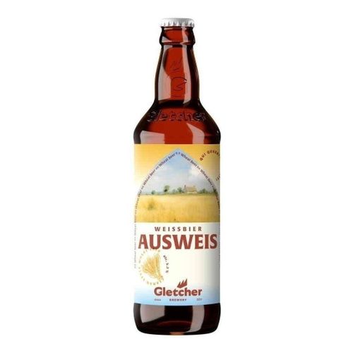 Пиво Gletcher Ausweis светлое нефильтрованное пастеризованное 500 мл