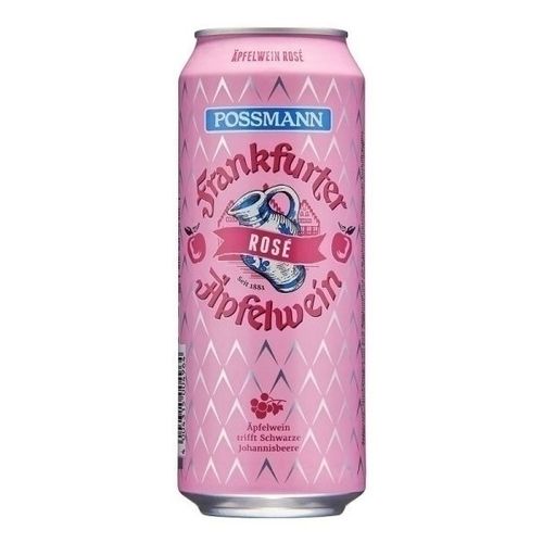 Сидр Possmann Франкфуртский Розе розовый сладкий 500 мл Германия