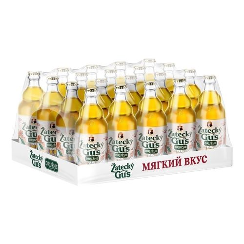 Пиво Zatecky Gus Druzhe светлое фильтрованное пастеризованное 450 мл