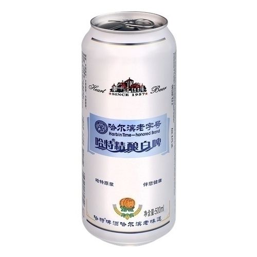 Пиво Harbin Хатэ светлое нефильтрованное пастеризованное 500 мл