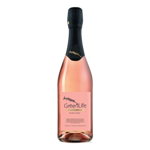 Вино игристое GreenLife Shiraz Bubbles розовое экстра брют 750 мл ЮАР