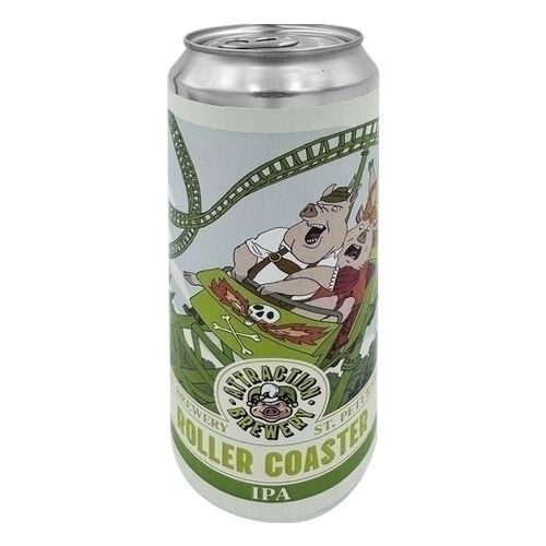 Пиво Roller Coaster ИПА-3 светлое нефильтрованное непастеризованное 450 мл