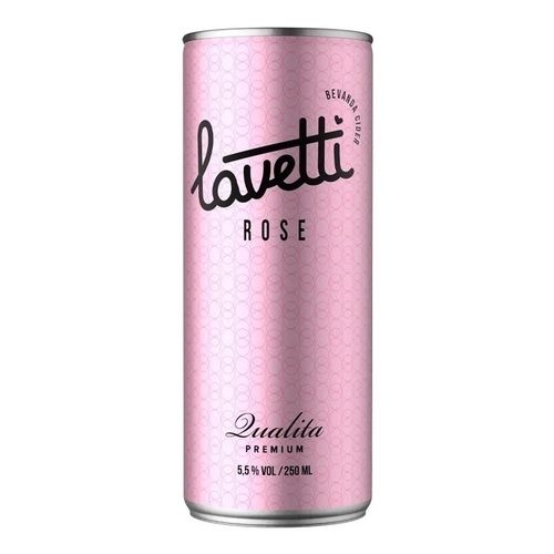 Сидр Lavetti Розе розовый сладкий фильтрованный 250 мл Россия