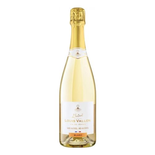 Вино безалкогольное Louis Vallon Энстан Блан белое полусухое 750 мл Франция