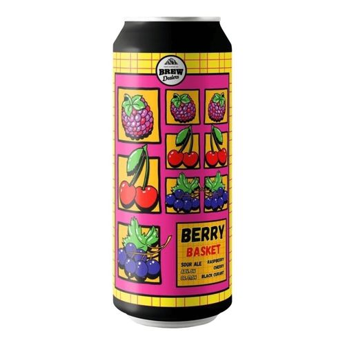 Пивной напиток Brew Dealers Berry Basket Sour Ale нефильтрованный непастеризованный неосветленный 450 мл