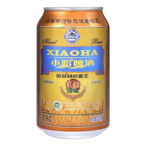 Пиво Xiaoha пшеничное светлое фильтрованное пастеризованное 330 мл