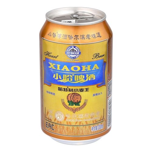 Пиво Xiaoha пшеничное светлое фильтрованное пастеризованное 330 мл