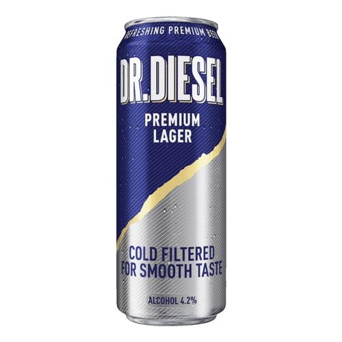 Пиво Dr.Diesel Premium Lager Light светлое фильтрованное пастеризованное 430 мл