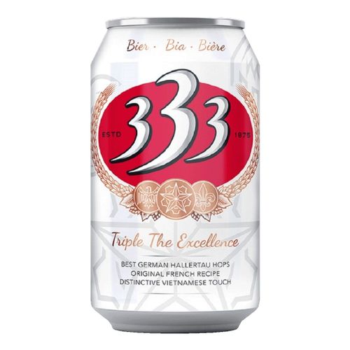 Пиво Saigon 333 светлое 330 мл