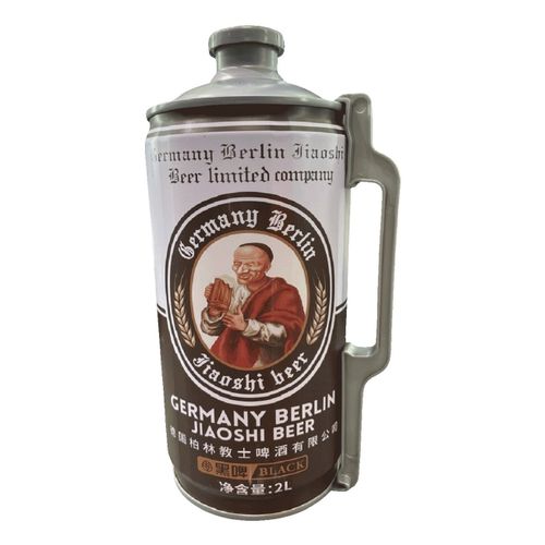 Пиво Tok Rene Germany Berlin JiaoShi Beer темное нефильтрованное пастеризованное 2 л