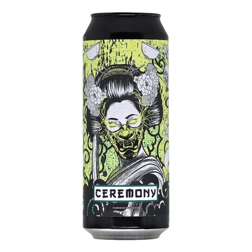 Пивной напиток Selfmade Brewery Ceremony светлый нефильтрованный непастеризованный 450 мл