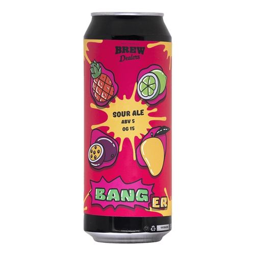 Пивной напиток Brew Dealers Banger светлый нефильтрованный непастеризованный 450 мл