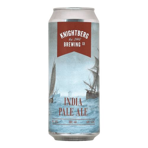 Пиво Knightberg India Pale Ale светлое нефильтрованное непастеризованное 450 мл