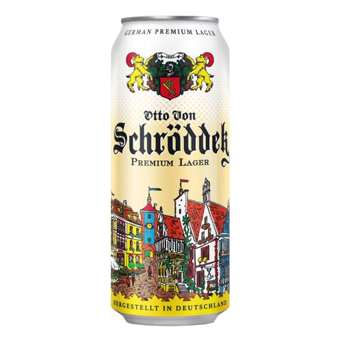 Пиво Otto von Schrodder Premium Lager светлое фильтрованное пастеризованное 500 мл