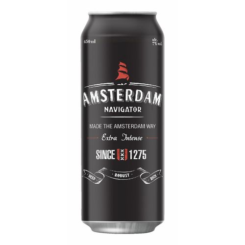 Пивной напиток Amsterdam Navigator светлый фильтрованный пастеризованный 450 мл