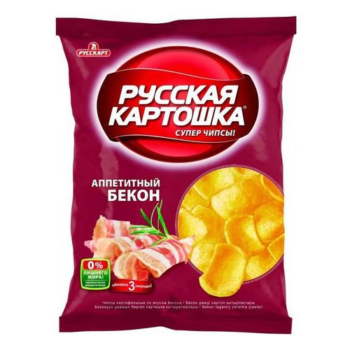Чипсы картофельные Русская Картошка бекон 80 г